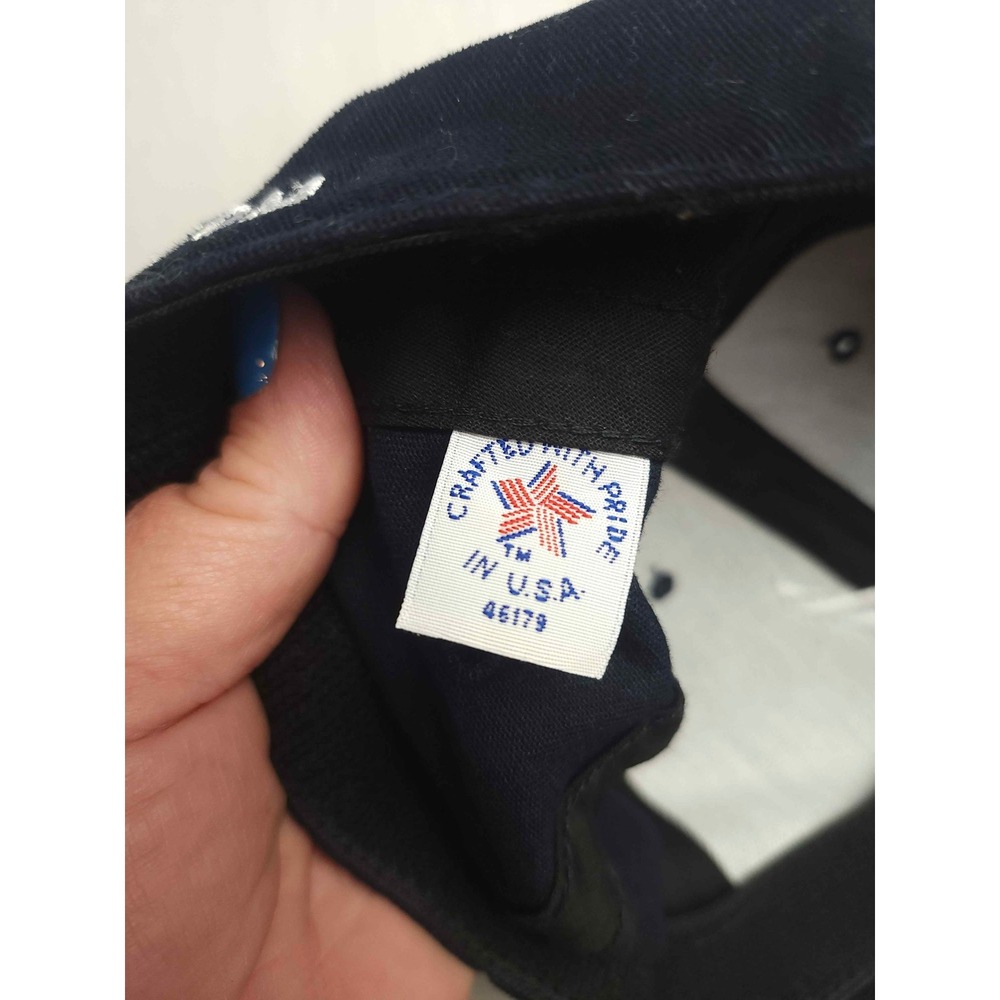 US Air Force Baseball Cap Navy Blue USAF Logo Embroidered Hat Made in USA - Picture 6 of 7